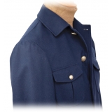 Fefè Napoli - Field Jacket Sahara Fango - Giacche - Handmade in Italy - Luxury Exclusive Collection