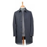 Fefè Napoli - Trench Tecnico Blu Scuro - Giacche - Handmade in Italy - Luxury Exclusive Collection