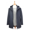 Fefè Napoli - Dark Blue Technical Parka - Jackets - Handmade in Italy - Luxury Exclusive Collection