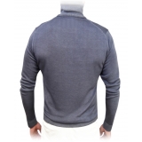 Fefè Napoli - Silver Turtleneck Sweater - Knitwear - Handmade in Italy - Luxury Exclusive Collection