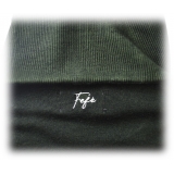 Fefè Napoli - Green Bottle Turtleneck Sweater - Knitwear - Handmade in Italy - Luxury Exclusive Collection