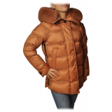 Peuterey - Oversized Quilted Down Jacket Takan Model - Orange - Jacket - Luxury Exclusive Collection