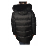 Peuterey - Quilted Down Jacket with Hood Model Takan - Black - Jacket - Luxury Exclusive Collection
