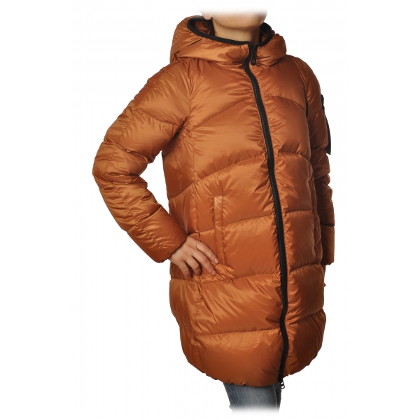 Peuterey - Quilted Down Jacket with Hood Halley Model - Orange - Jacket - Luxury Exclusive Collection
