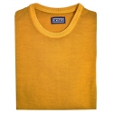 Fefè Napoli - The Posillipo Yellow Sweater - Knitwear - Handmade in Italy - Luxury Exclusive Collection