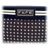 Fefè Napoli - Boxer Underwear Butterfly Blu - Underwear - Handmade in Italy - Luxury Exclusive Collection