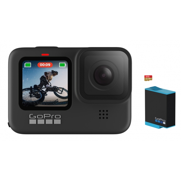 GoPro - HERO9 Black - Videocamera d'Azione Professionale Subaquea 4K - Videocamera Professionale