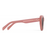 Céline - Butterfly S199 Sunglasses in Acetate - Milky Peach - Sunglasses - Céline Eyewear