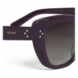 Céline - Occhiali da Sole a Farfalla S199 in Acetato - Viola Scuro - Occhiali da Sole - Céline Eyewear