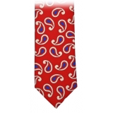 Fefè Napoli - Red Paisley Dandy Silk Tie - Ties - Handmade in Italy - Luxury Exclusive Collection