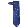 Fefè Napoli - Cravatta Seta Dandy Aereo Blu - Cravatte - Handmade in Italy - Luxury Exclusive Collection