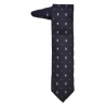 Fefè Napoli - Cravatta Seta Dandy Caffe Blu - Cravatte - Handmade in Italy - Luxury Exclusive Collection