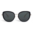 Céline - Metal Frame 22 Sunglasses in Metal and Acetate - Black Gold - Sunglasses - Céline Eyewear