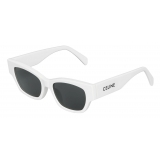 Céline - Celine Monochroms 01 Sunglasses in Acetate - White - Sunglasses - Céline Eyewear