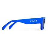 Céline - Occhiali da Sole Celine Monochroms 01 in Acetato - Blu Royal - Occhiali da Sole - Céline Eyewear