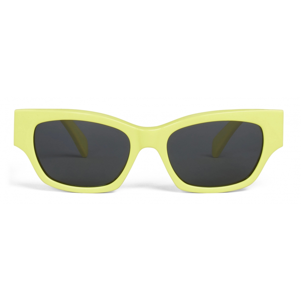 Céline   Celine Monochroms  Sunglasses in Acetate   Yellow