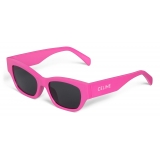 Céline - Celine Monochroms 01 Sunglasses in Acetate - Flash Pink - Sunglasses - Céline Eyewear