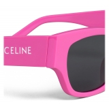 Céline - Occhiali da Sole Celine Monochroms 01 in Acetato - Rosa Flash - Occhiali da Sole - Céline Eyewear