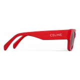 Céline - Celine Monochroms 01 Sunglasses in Acetate - Bright Red - Sunglasses - Céline Eyewear