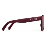Céline - Occhiali da Sole Celine Monochroms 03 in Acetato - Bordeaux - Occhiali da Sole - Céline Eyewear