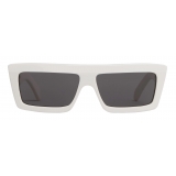 Céline - Celine Monochroms 02 Sunglasses in Acetate - White - Sunglasses - Céline Eyewear
