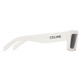 Céline - Occhiali da Sole Celine Monochroms 02 in Acetato - Bianco - Occhiali da Sole - Céline Eyewear