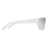 Céline - Black Frame 32 Sunglasses in Acetate with Mirror Lenses - White - Sunglasses - Céline Eyewear