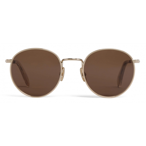 Céline - Metal Frame 06 Sunglasses in Metal - Gold Brown