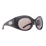 Balenciaga - Women's Bold Round Sunglasses - Black - Sunglasses - Balenciaga Eyewear