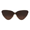 Balenciaga - Occhiali Da Sole Shield 2.0 Cat - Oro - Occhiali da Sole - Balenciaga Eyewear