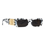 Balenciaga - Dynasty Rectangle Sunglasses - White - Sunglasses - Balenciaga Eyewear