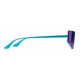 Balenciaga - Shield 2.0 Rectangle Sunglasses - Indigo - Sunglasses - Balenciaga Eyewear