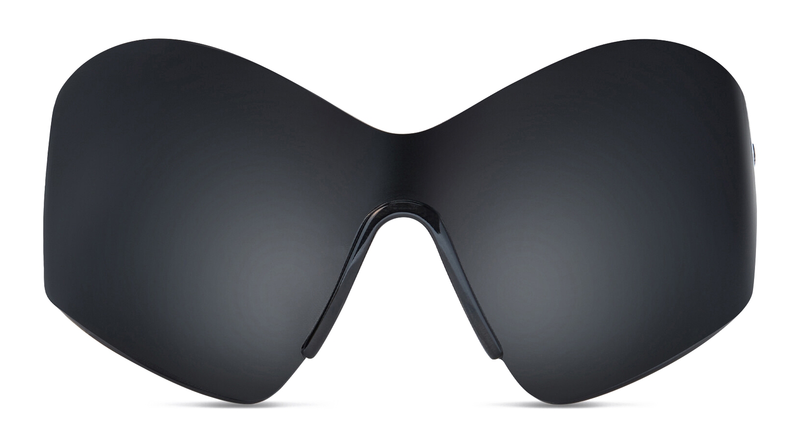  Rounded Square Two Dots Butterfly Sunglasses (Black) :  Clothing, Shoes & Jewelry