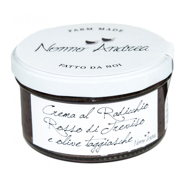 Nonno Andrea - Radicchio Rosso of Treviso I.G.P. Cream with Taggiasca Olives - Creams Organic
