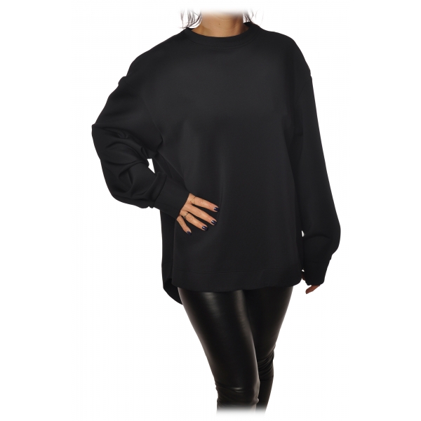 Peuterey - Sweatshirt in Technical Fabric Longer on the Back - Black - Sweatshirt - Luxury Exclusive Collection