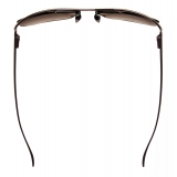 Bottega Veneta - Metal Rectangular Sunglasses - Brown - Sunglasses - Bottega Veneta Eyewear