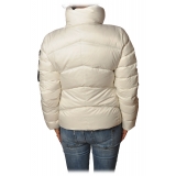 Peuterey - Quilted Down Cropped Jacket Model Freccia - White - Jacket - Luxury Exclusive Collection