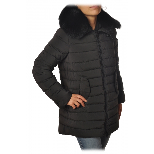 Peuterey - Quilted Down Jacket with Hood Model Itoka - Black - Jacket - Luxury Exclusive Collection