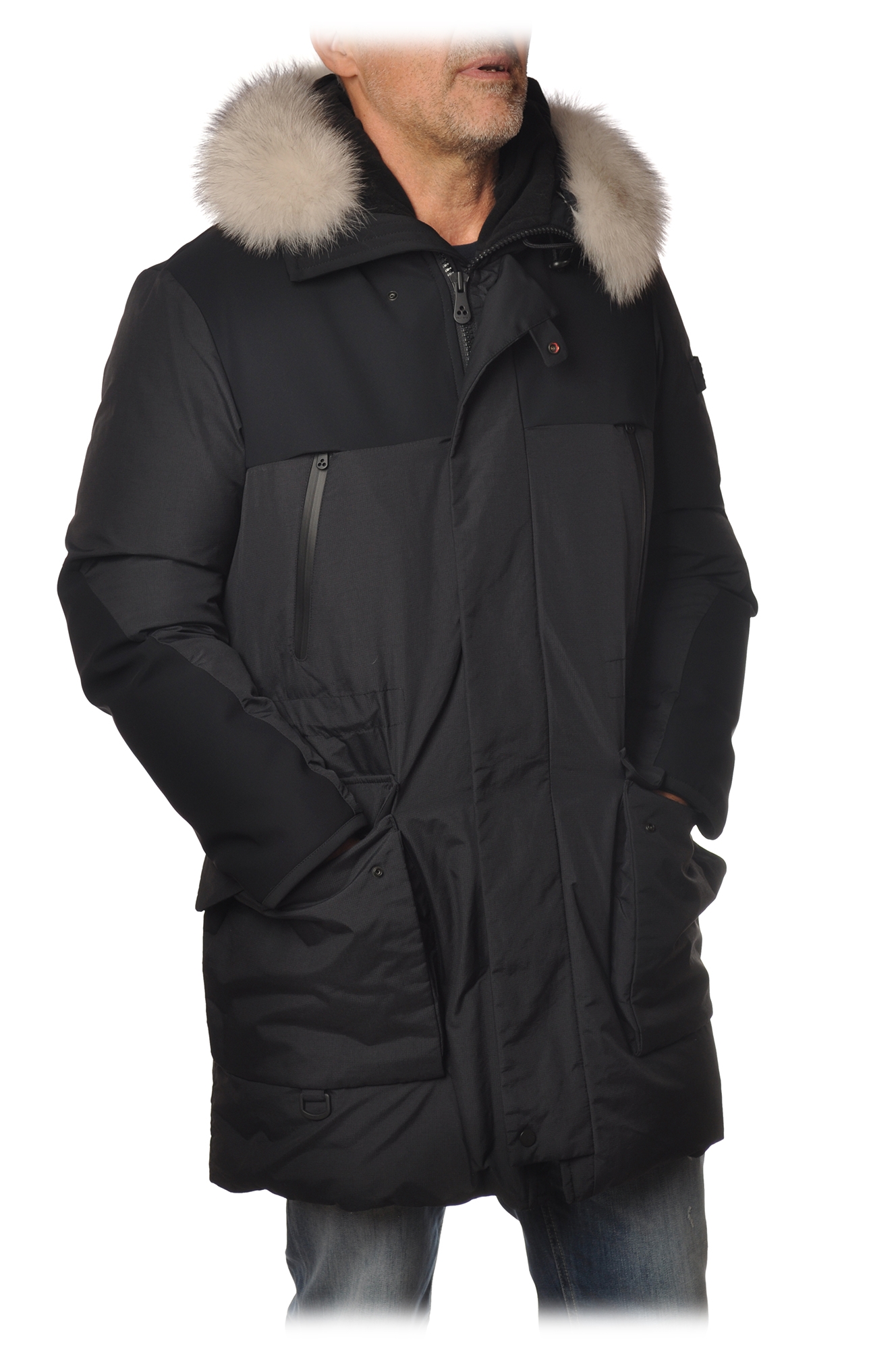 Uitbreiding verachten plaats Peuterey - Parka Jacket with Hood Erse Model - Black - Jacket - Luxury  Exclusive Collection - Avvenice