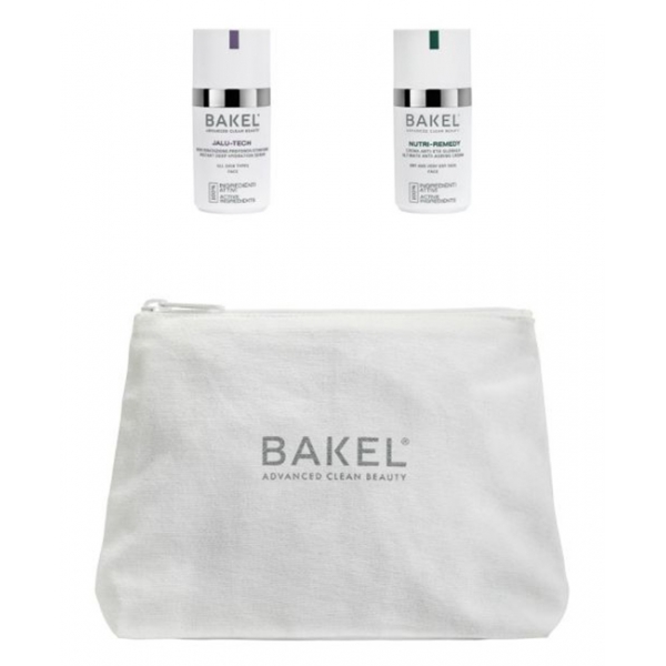 Bakel - Kit Idratazione - Siero Idratazione Profonda + Crema Anti-Età per Pelle Molto Secca - 10+15 ml - Cosmetici Luxury