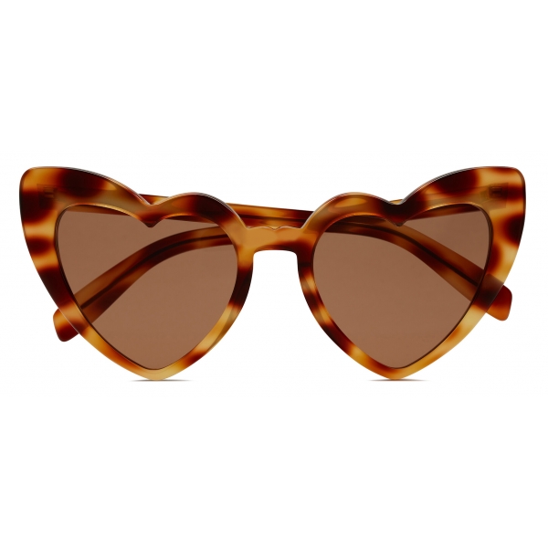 Yves Saint Laurent - New Wave SL 181 Loulou Sunglasses - Medium Havana - Sunglasses - Saint Laurent Eyewear