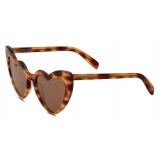 Yves Saint Laurent - New Wave SL 181 Loulou Sunglasses - Medium Havana - Sunglasses - Saint Laurent Eyewear