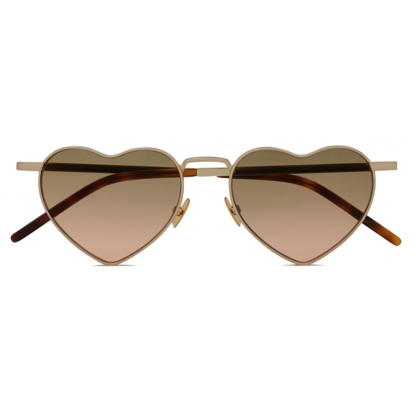 Yves Saint Laurent - New Wave SL 301 Loulou Sunglasses - Light Gold - Sunglasses - Saint Laurent Eyewear