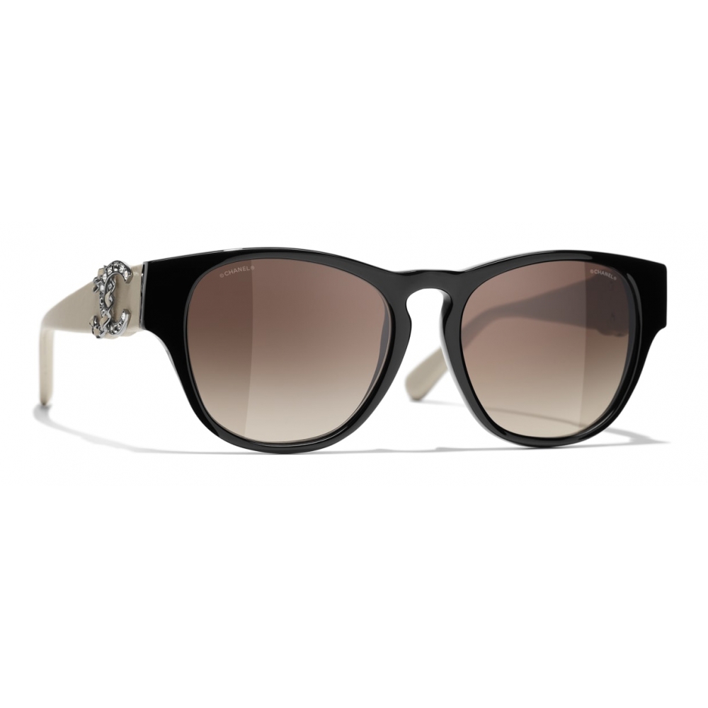 Chanel - Square Sunglasses - Black Gray Polarized Gradient