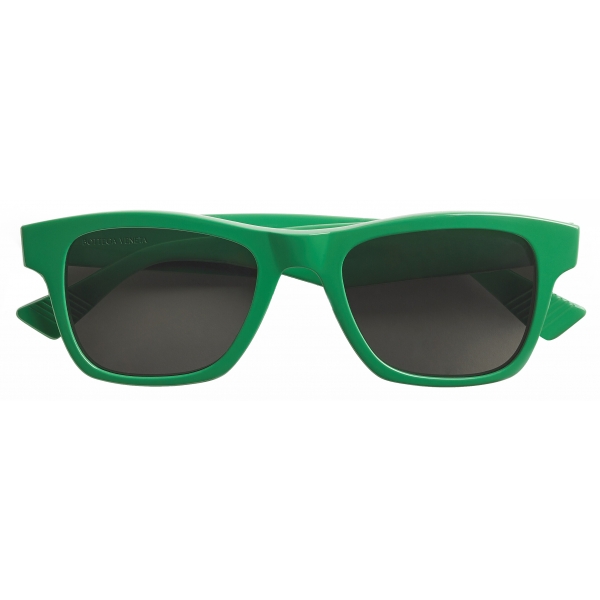 Bottega Veneta - Occhiali da Sole Quadrati in Acetato - Verde - Occhiali da Sole - Bottega Veneta Eyewear