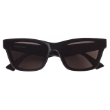Bottega Veneta - Acetate Square Sunglasses - Black Grey Blue - Sunglasses - Bottega Veneta Eyewear