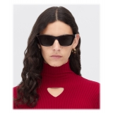 Bottega Veneta - Acetate Square Sunglasses - Black Grey Blue - Sunglasses - Bottega Veneta Eyewear