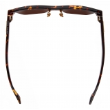 Bottega Veneta - Acetate & Metal Cat-Eye Sunglasses - Havana Brown - Sunglasses - Bottega Veneta Eyewear