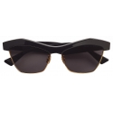 Bottega Veneta - Acetate & Metal Cat-Eye Sunglasses - Black Grey - Sunglasses - Bottega Veneta Eyewear