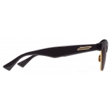 Bottega Veneta - Acetate & Metal Cat-Eye Sunglasses - Black Grey - Sunglasses - Bottega Veneta Eyewear